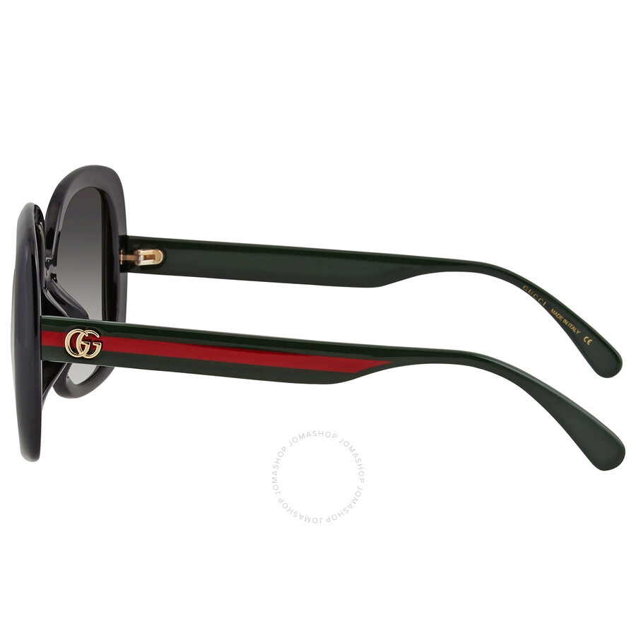 Gucci Grey Square Ladies Sunglasses GG0714SA 001 56 - 4