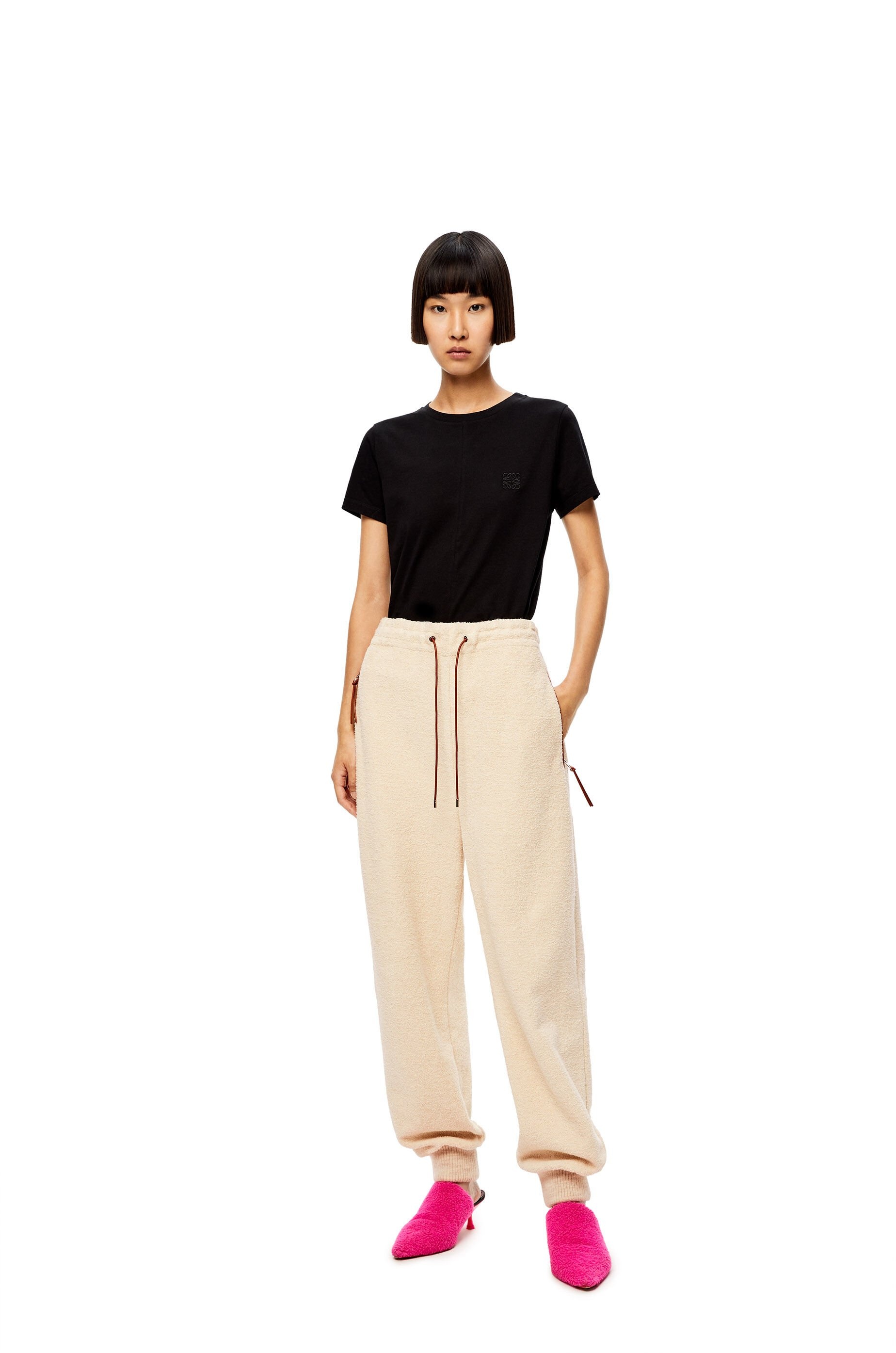 Sweatpants in cotton fleece - 3