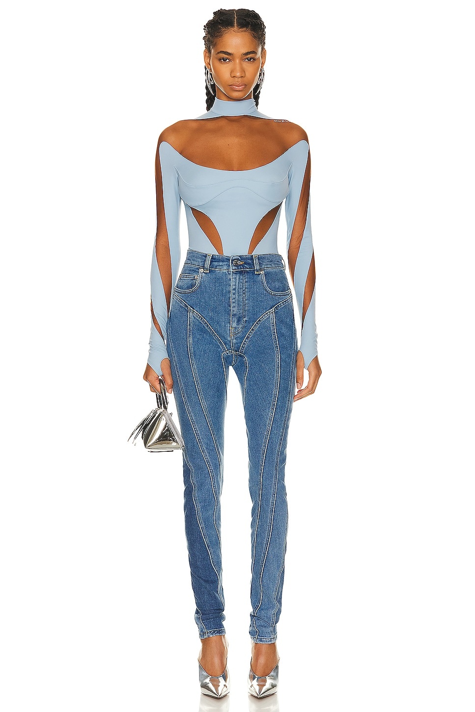 Illusion Cut Bodysuit - 6