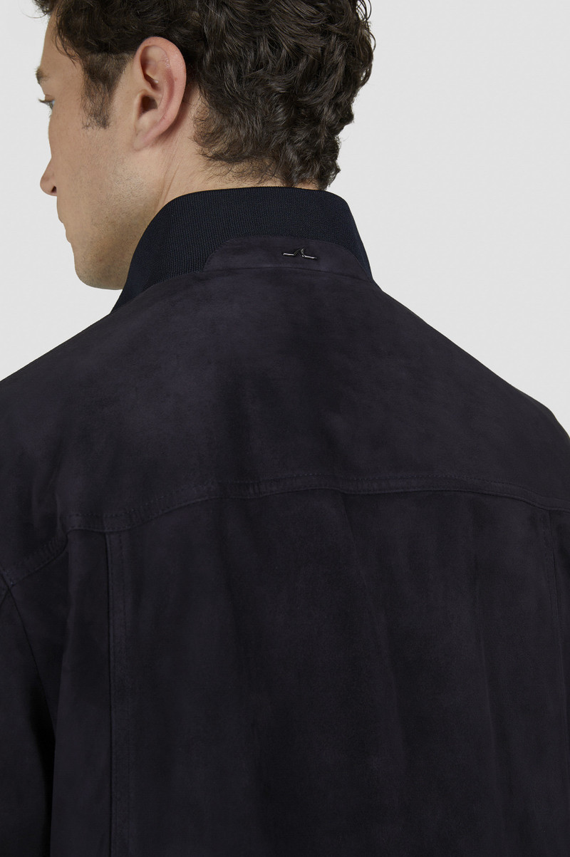 AQUALEATHER SUEDE BOMBER 6