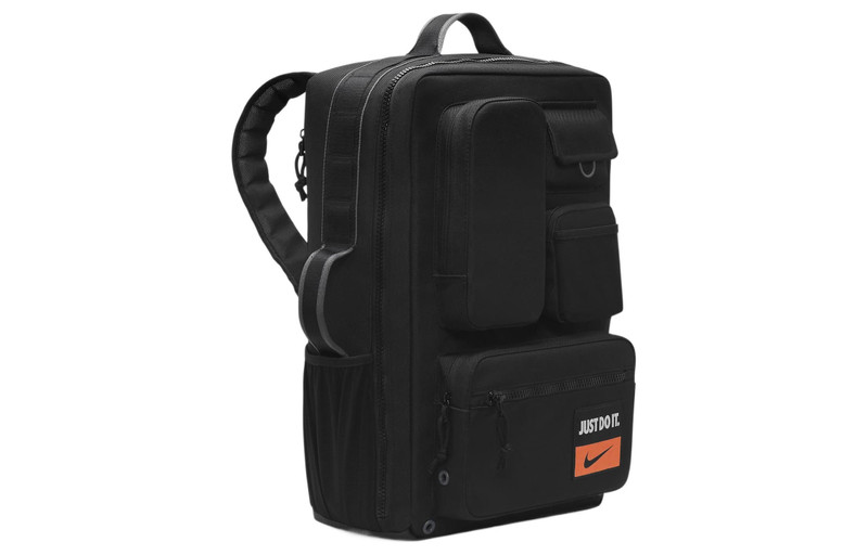Nike Nike Utility elite Bkpk-Fa22 Gfx Athleisure Casual Sports Student schoolbag Backpack Unisex Black DQ outlook