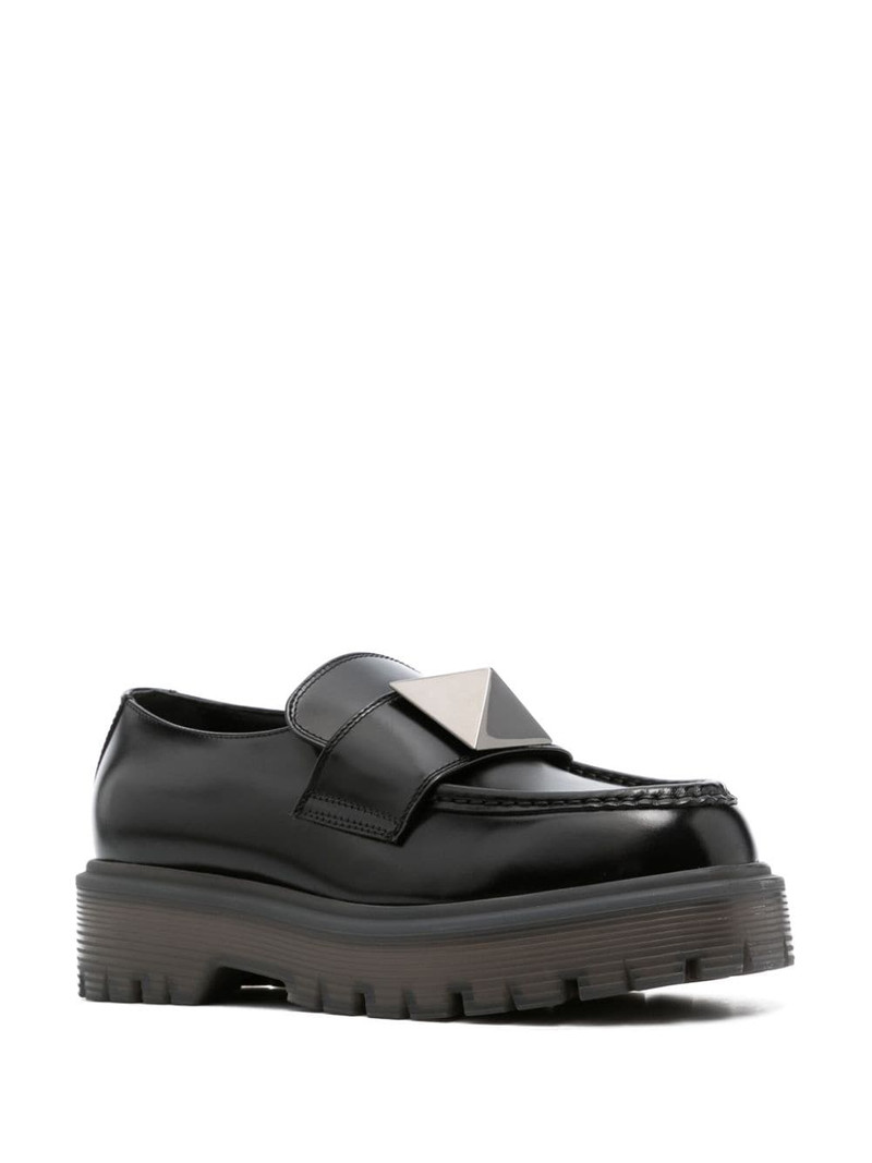Valentino One Stud platform loafers outlook