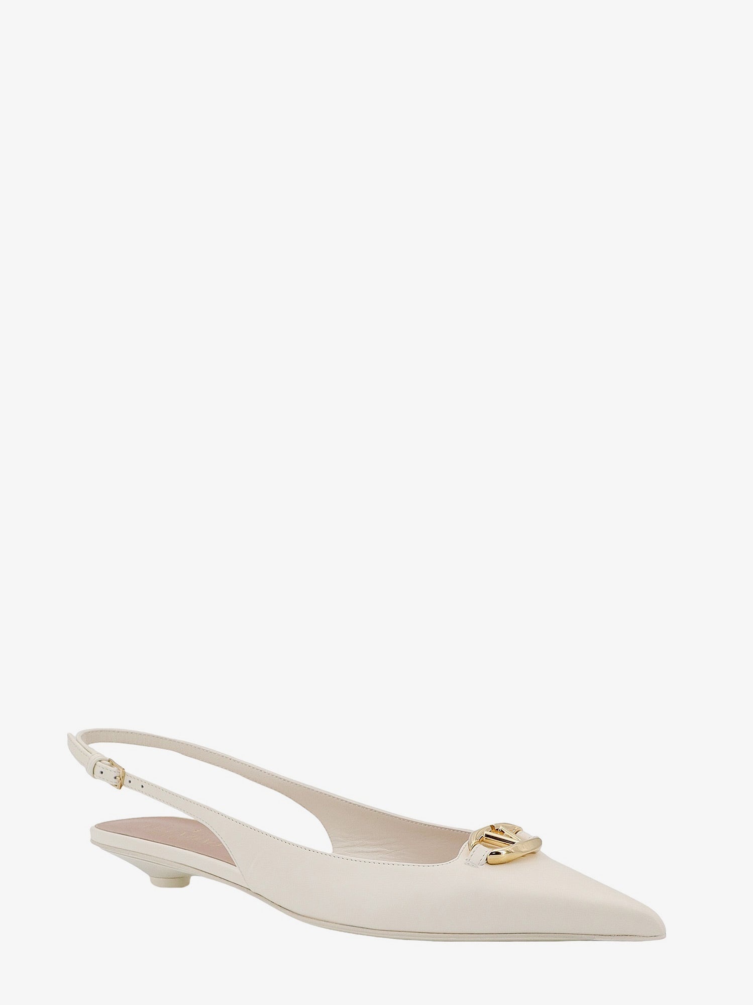 Valentino Garavani Woman Vlogo The Bold Editio Woman White Ballerinas - 2