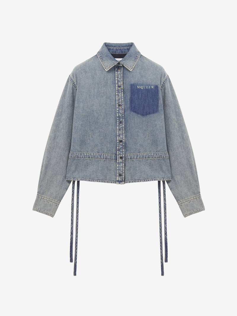 Alexander McQueen Chambray Shirt Jacket outlook