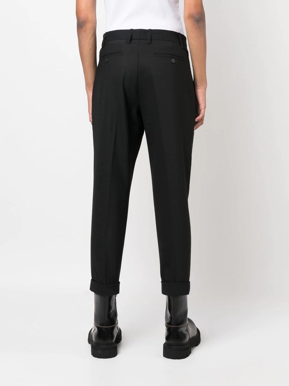 tailored cropped trousers - 4