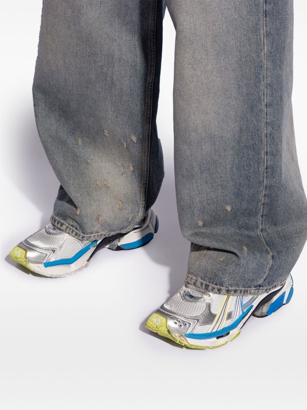 Runner panelled sneakers - 5