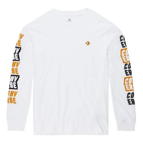 Converse Applique LogoLong-sleeve Tee Men White 10019933-A01 - 1