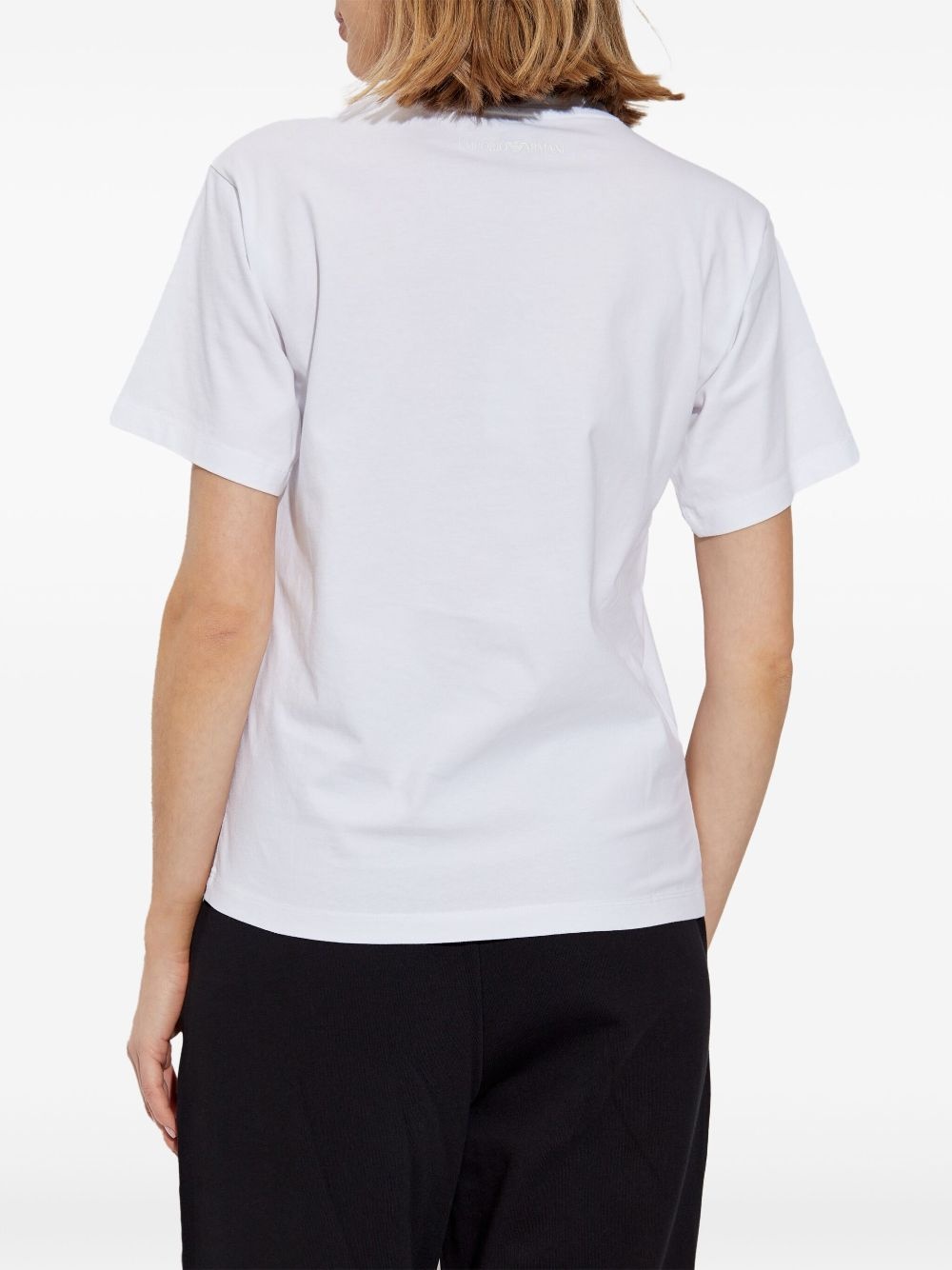logo-embroidered T-shirt - 4