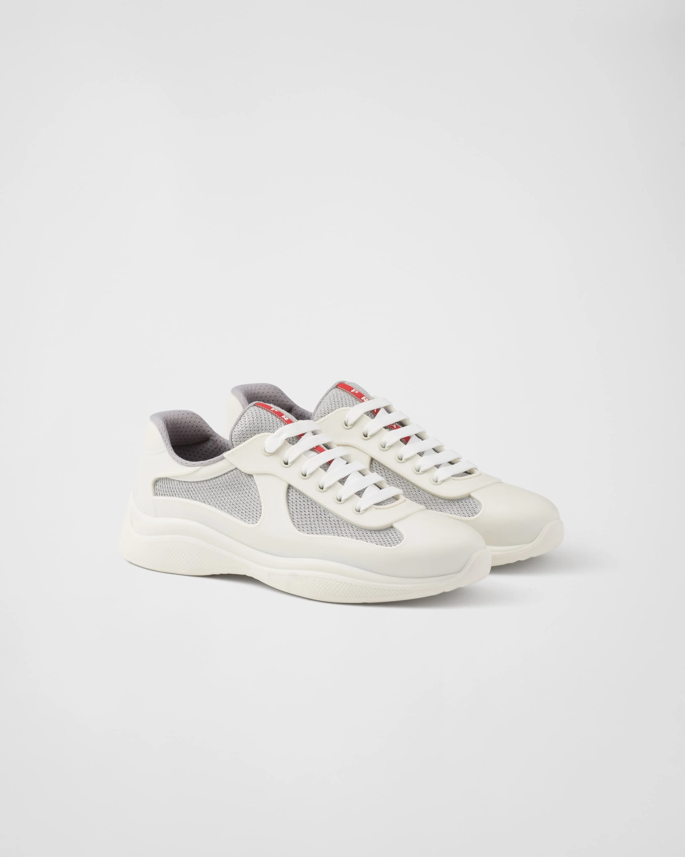 Prada America's Cup Soft rubber and bike fabric sneakers - 1