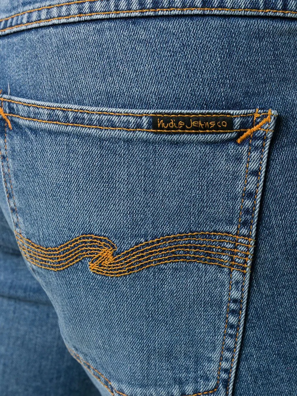 mid rise straight jeans - 5