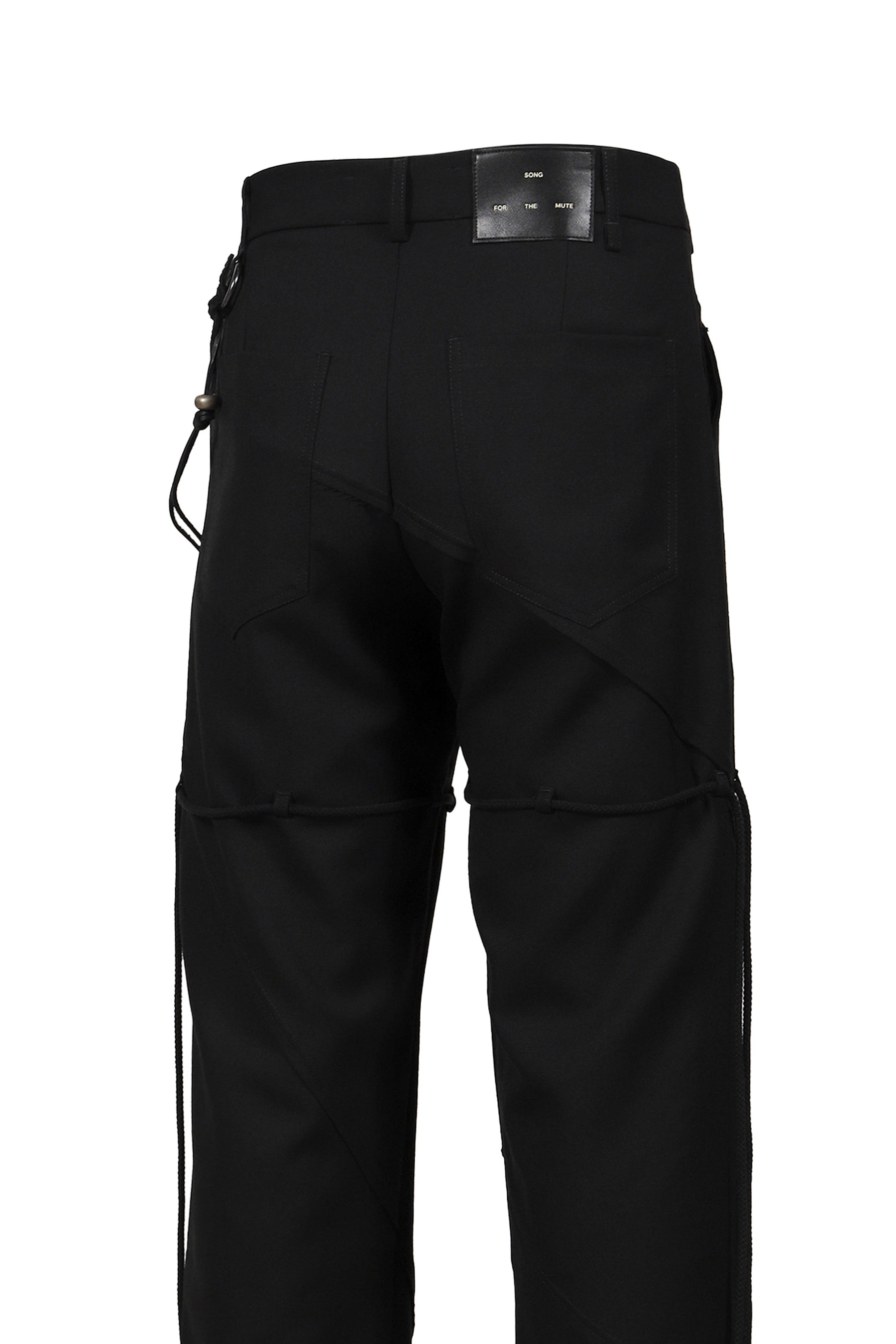"SLASH" DRESS PANT / BLK - 9