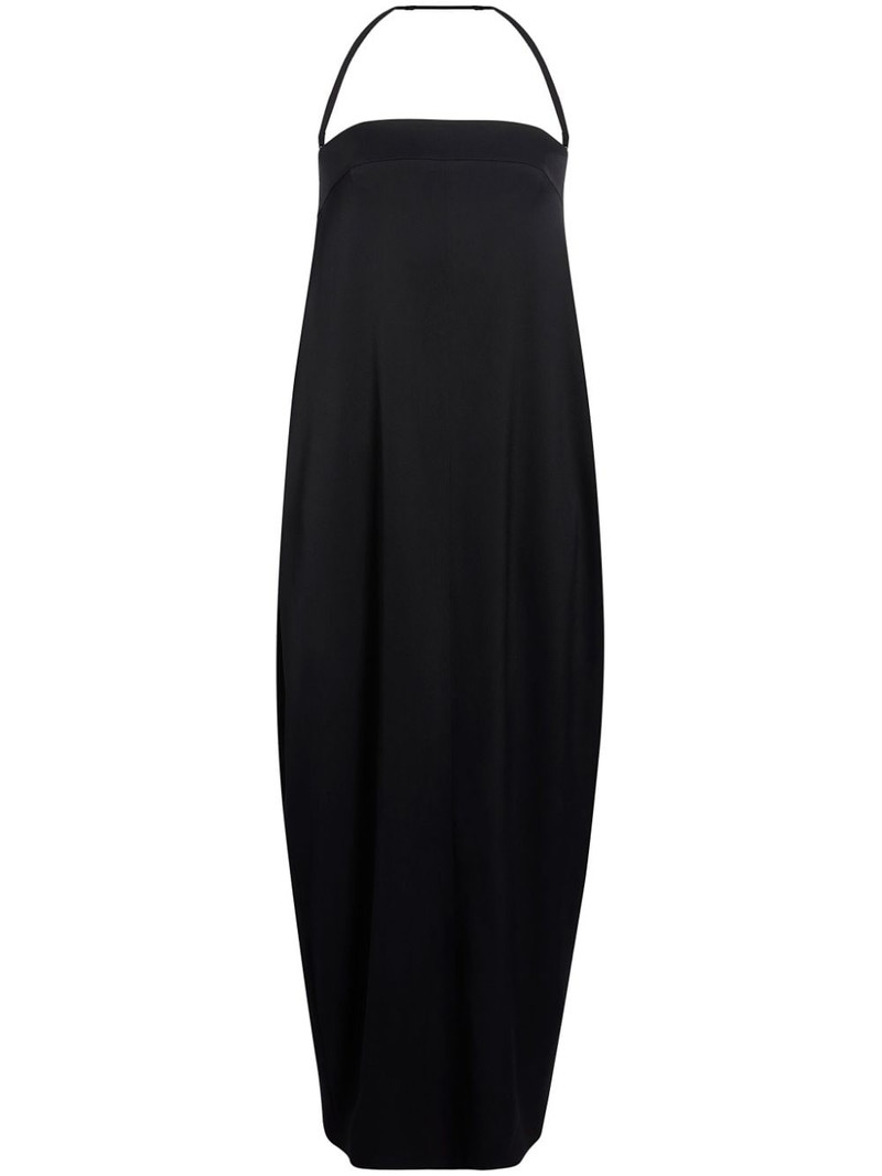 cocoon halterneck maxi dress 1