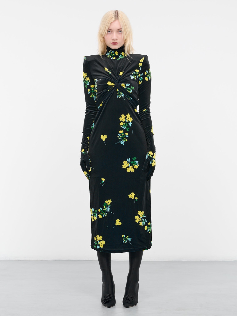 Buttercup Velvet Dress 1