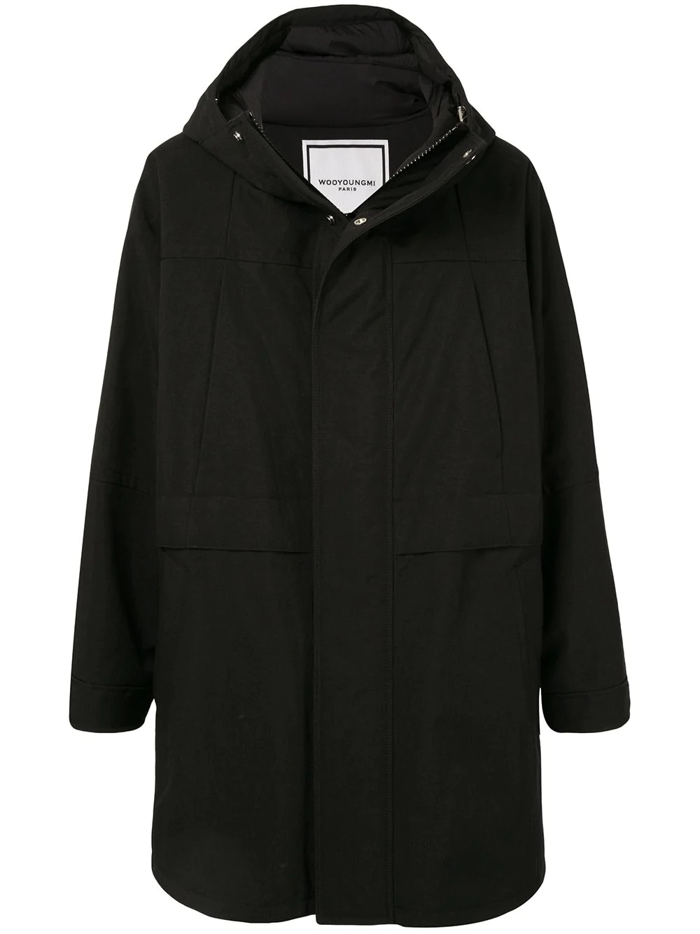 oversized hooded parka - 1