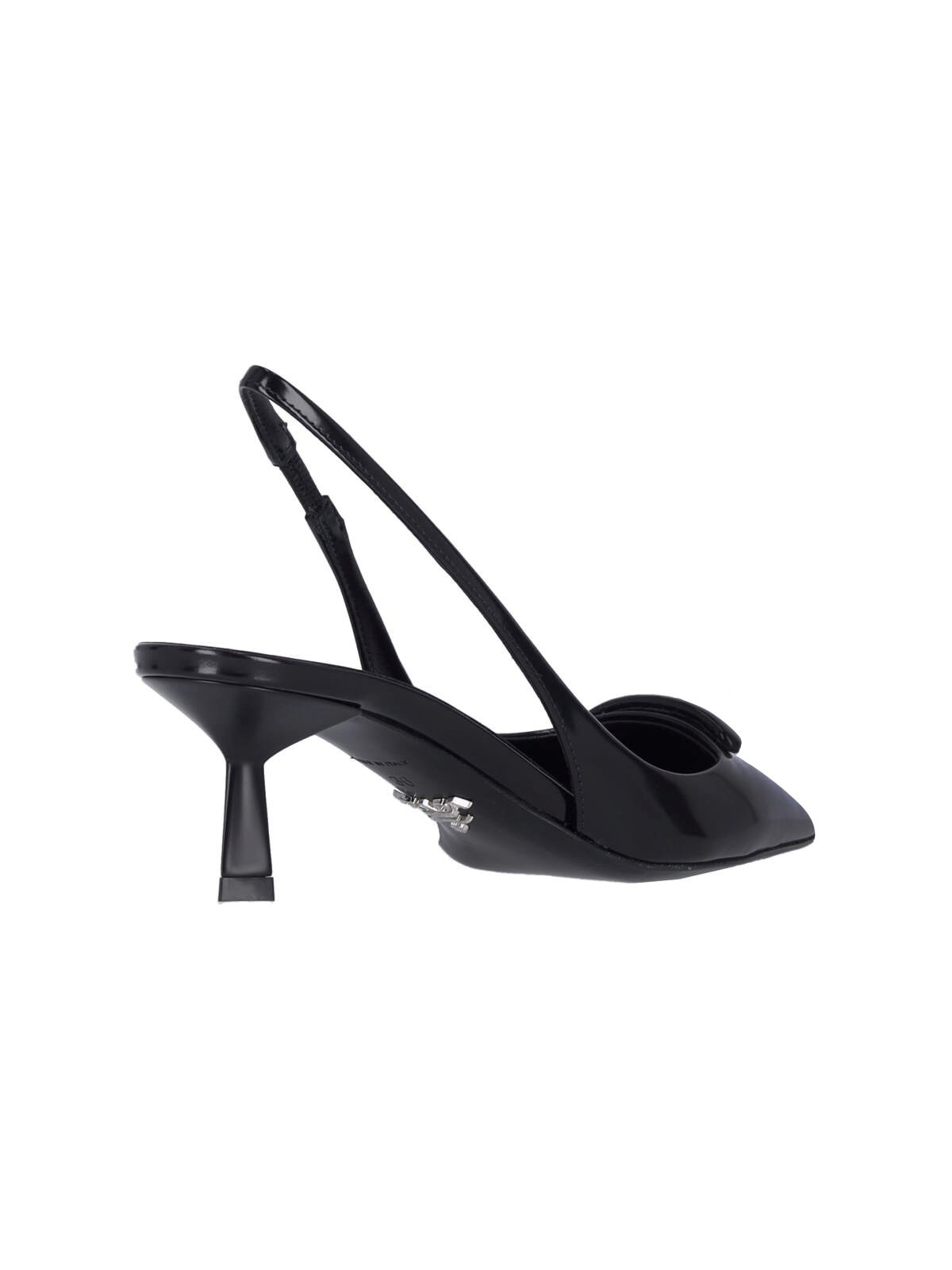LOGO SLINGBACK PUMPS - 4