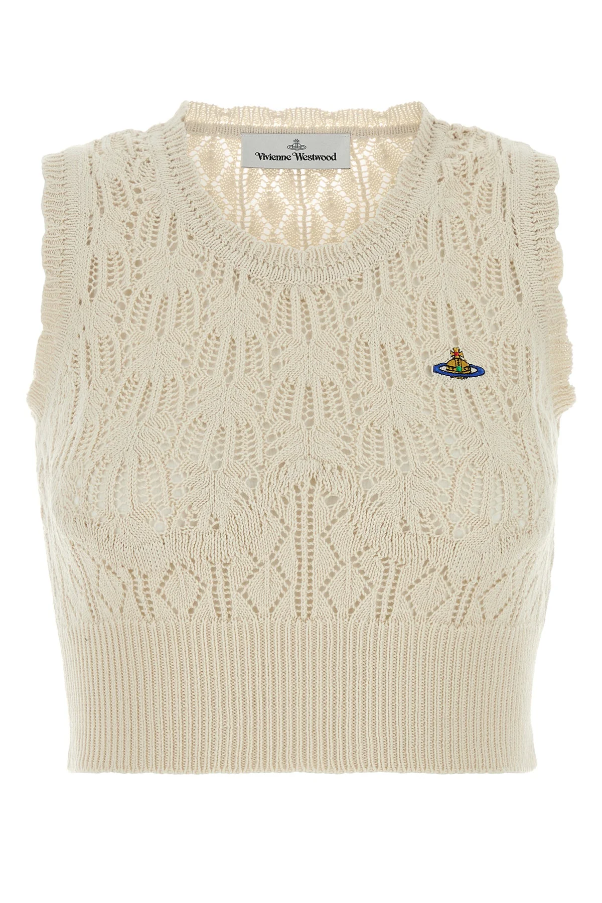 Ivory crochet Ella top - 1
