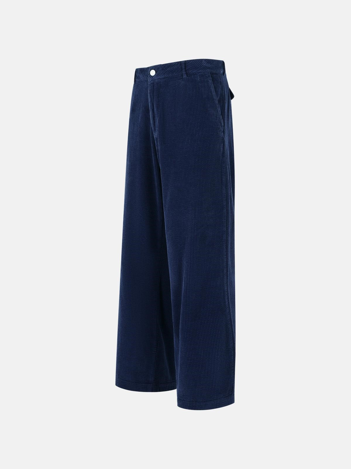 BLUE COTTON PANTS - 2