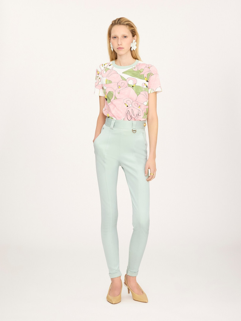 Chloé BABY FIT LOGO T-SHIRT IN COTTON JERSEY outlook