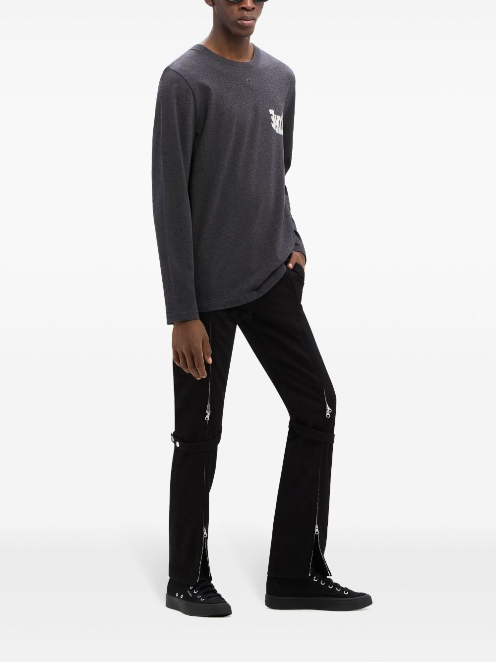 Encore long-sleeved cotton T-shirt - 3