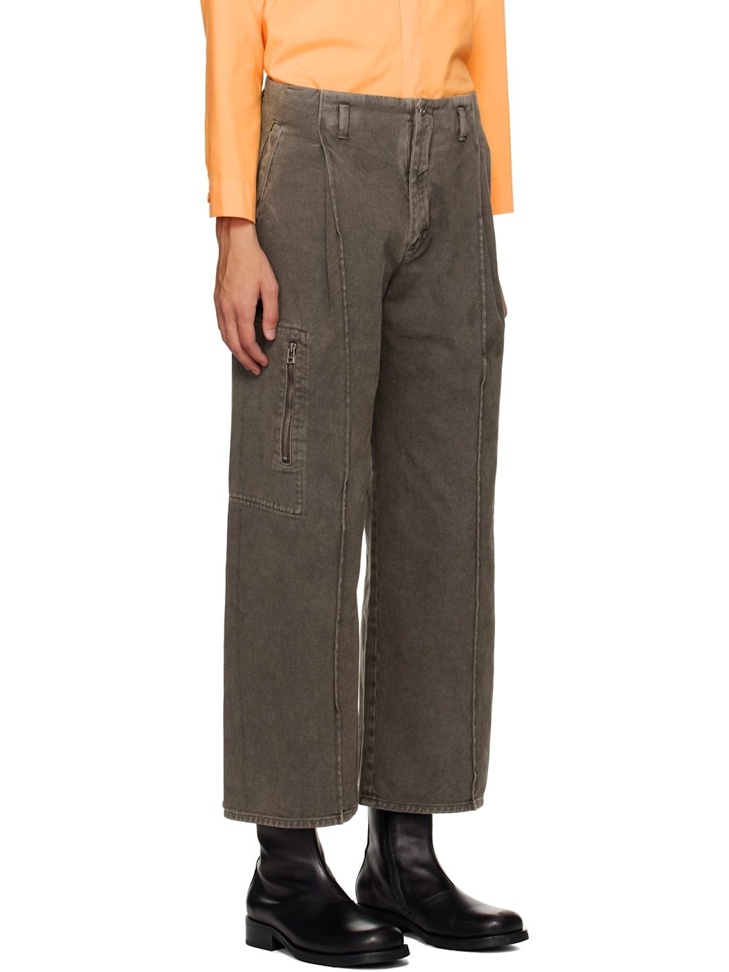 パンツ Omar Afridi Octet 2d Cargo Trousers Gray Omar Afridi Octet 2d Cargo Trousers （Gray） - Osaka / Kyoto