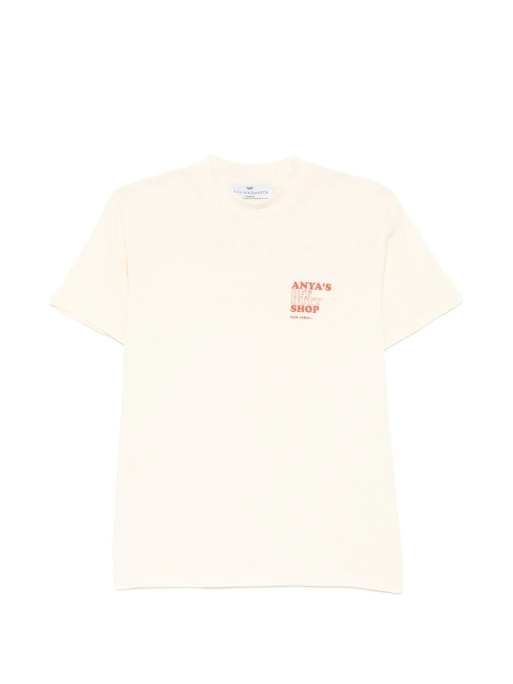 logo-print crew neck T-shirt - 1