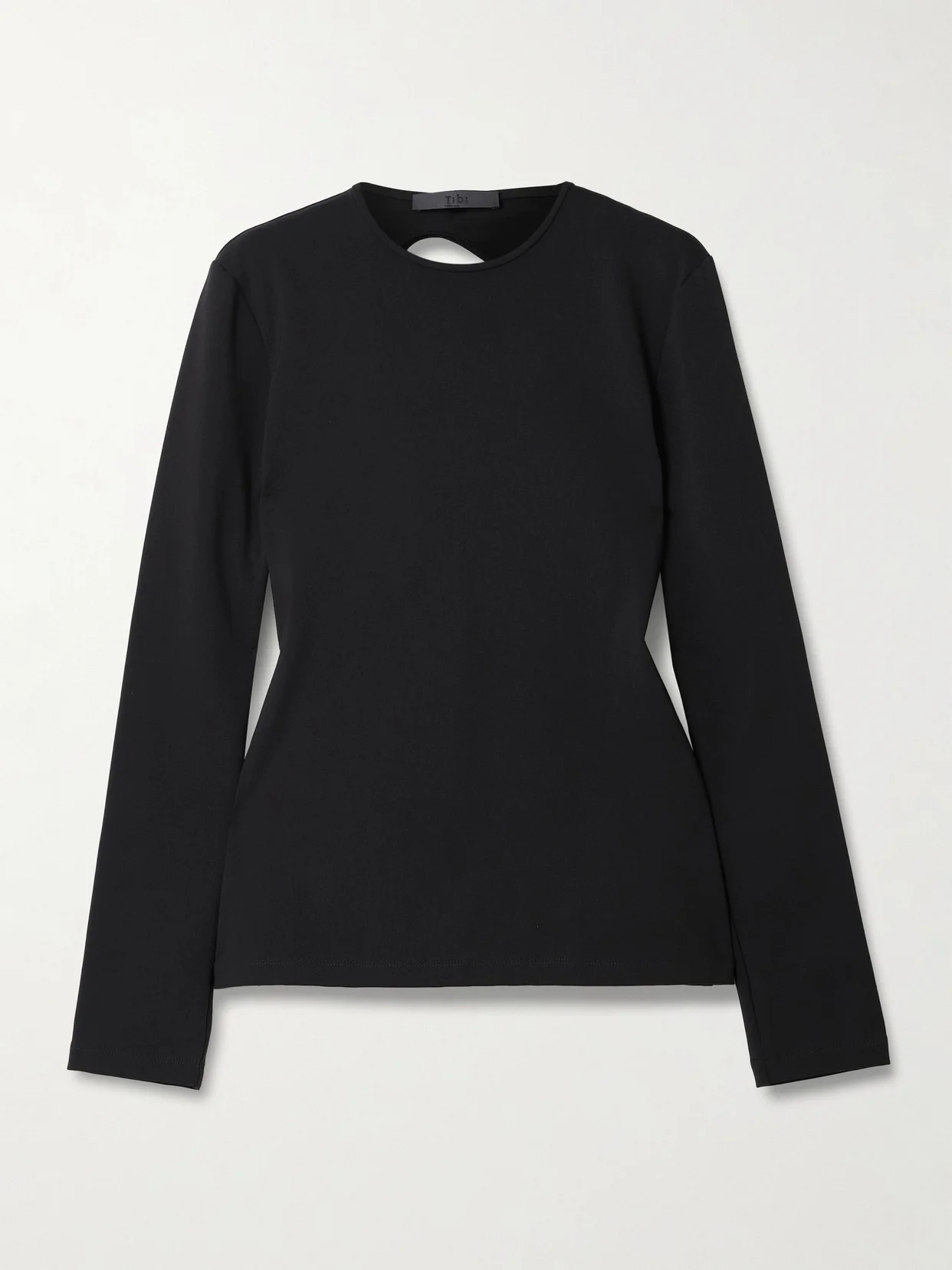 Cutout Stretch-jersey T-shirt - 1