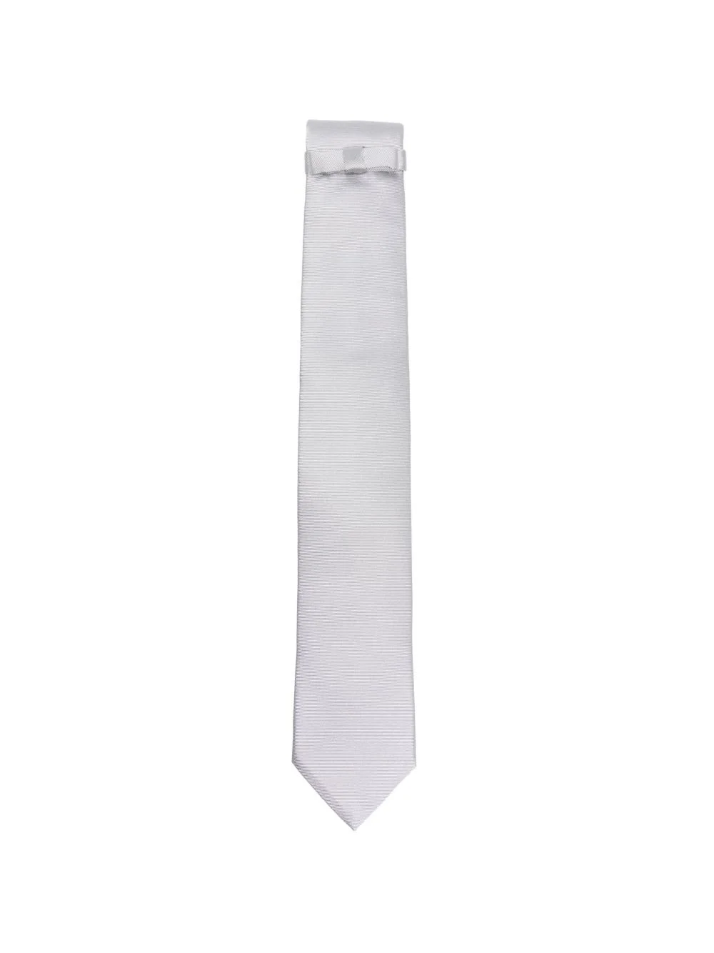 plain bow-detail tie - 1