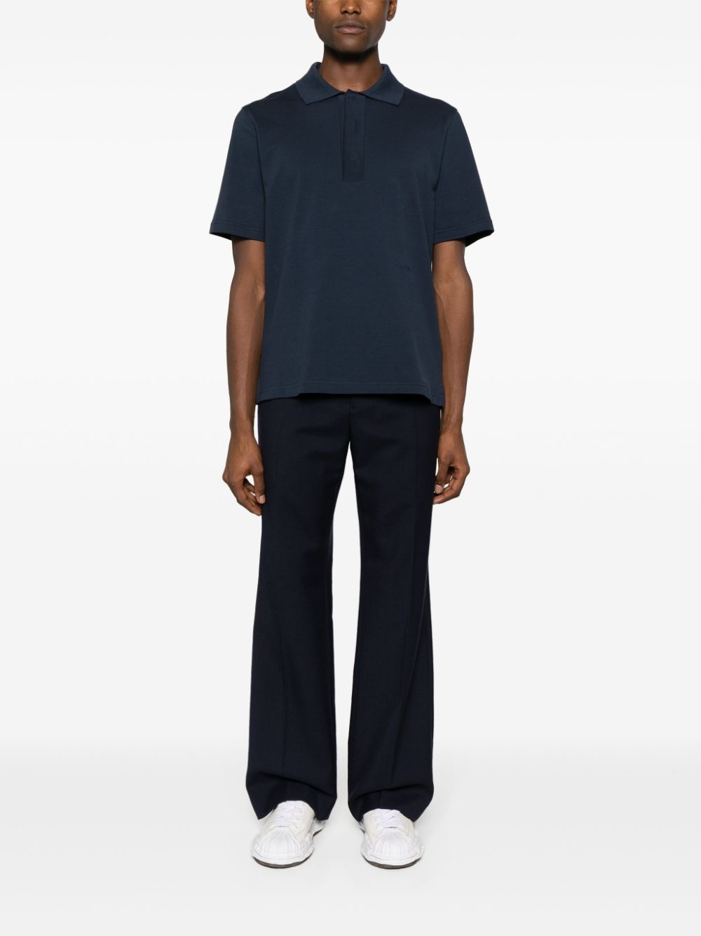 short-sleeve cotton polo shirt - 2