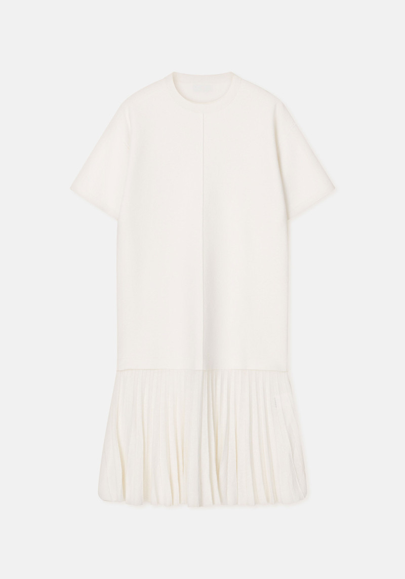 DRIFT Pleated layer midi dress 1