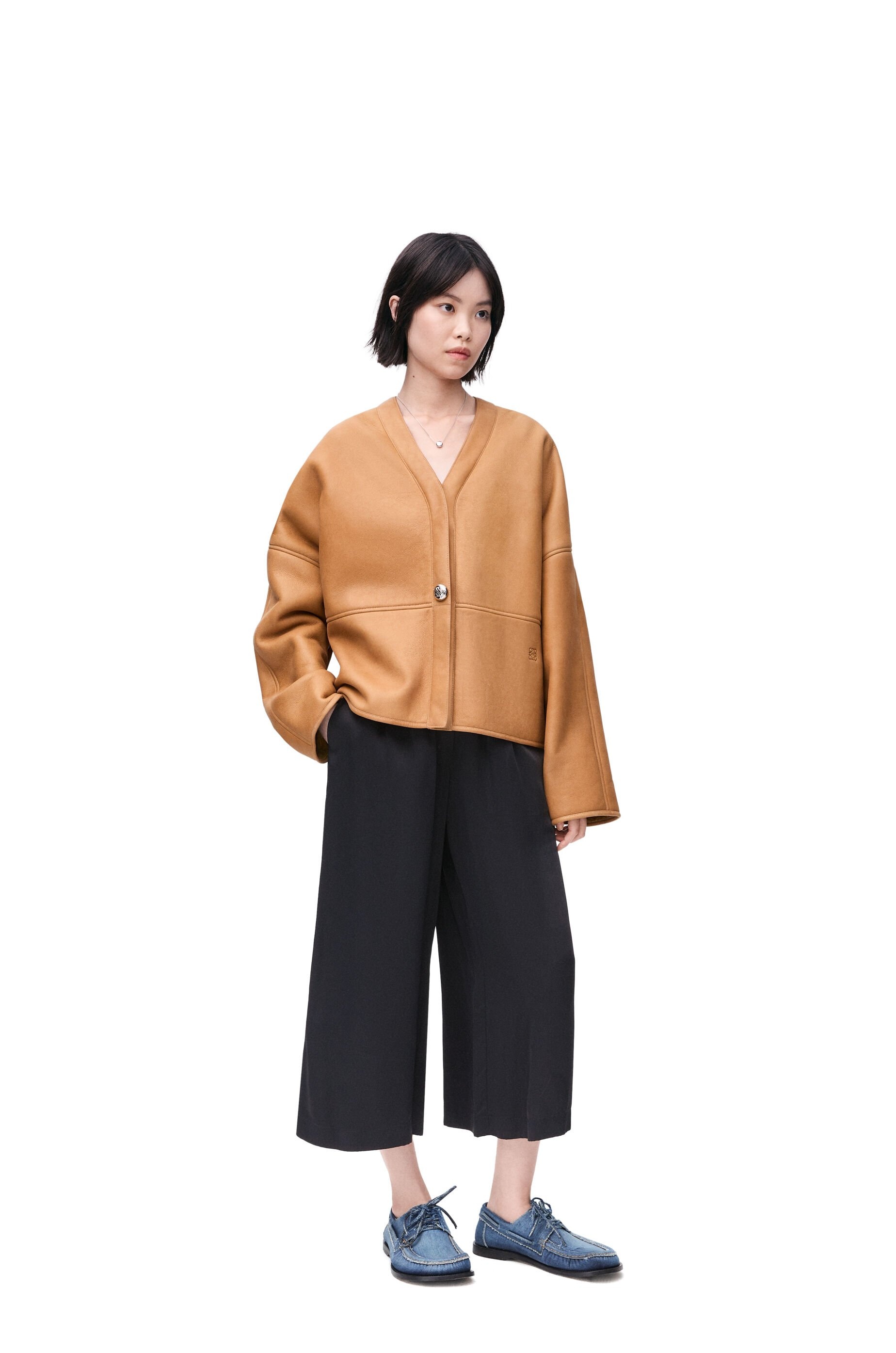 Cropped trousers in viscose - 2