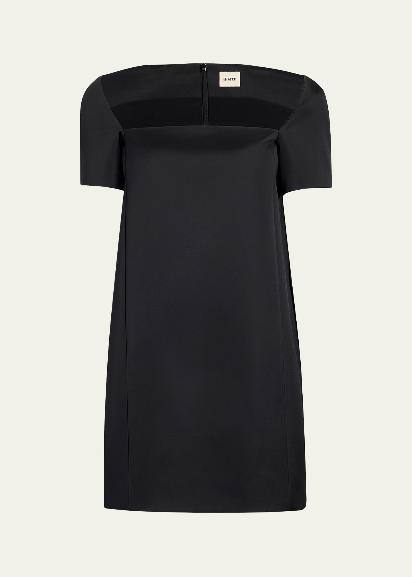 Benji Square-Neck Short-Sleeve Mini Dress - 1
