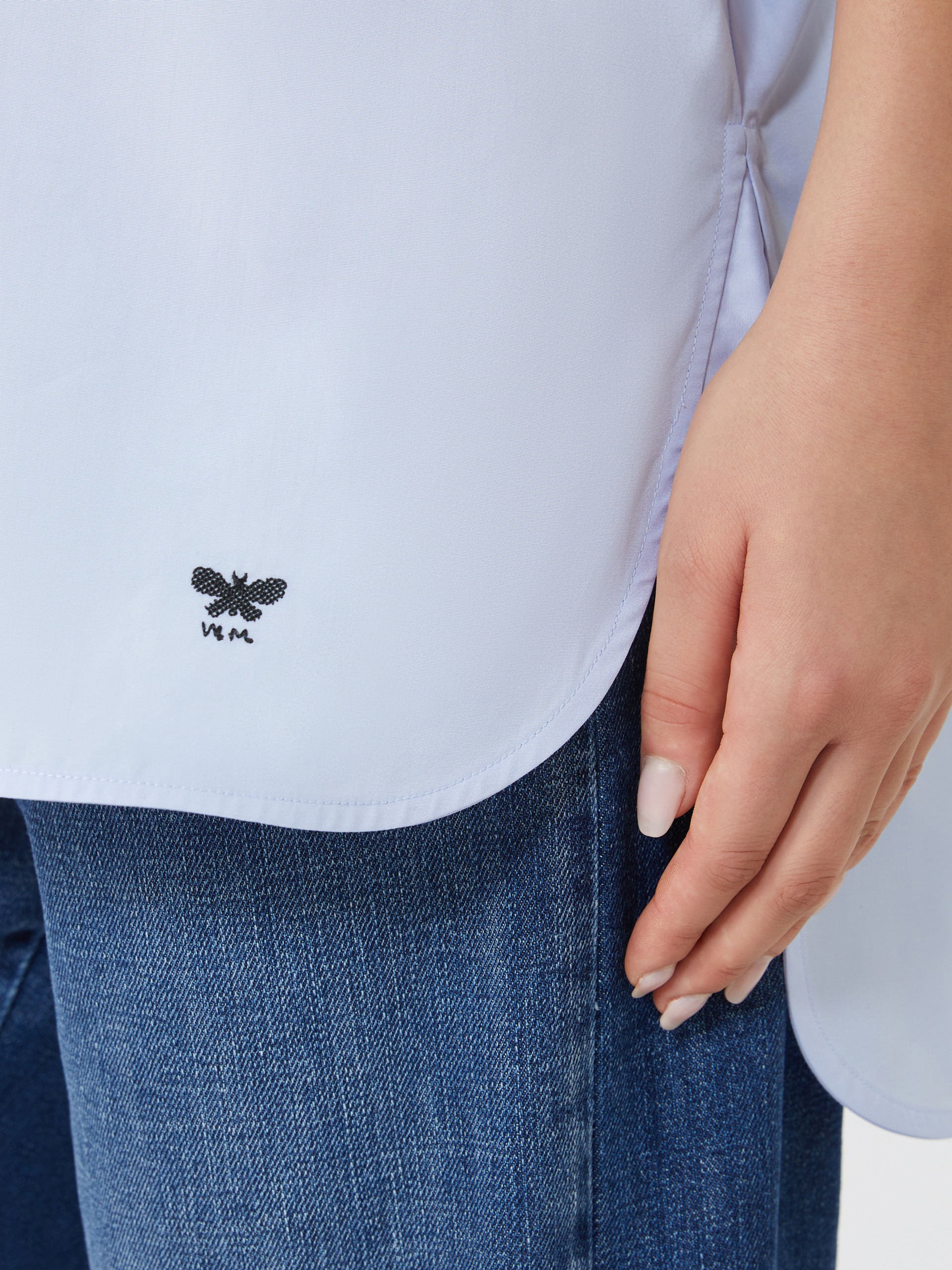 ARDEA Straight-fit cotton poplin shirt - 6