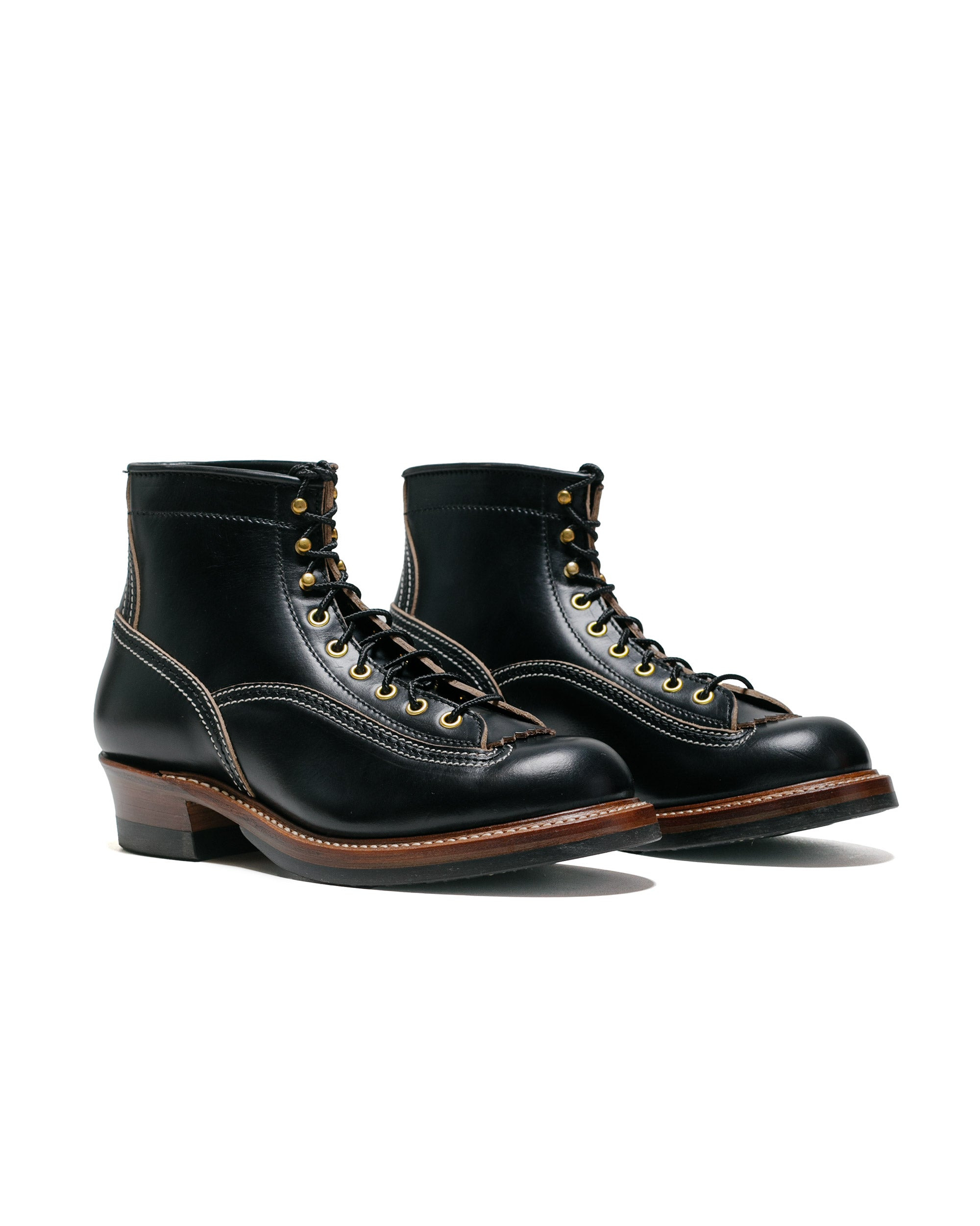 Donkey Puncher Boots Horween Leather CXL Black - 2