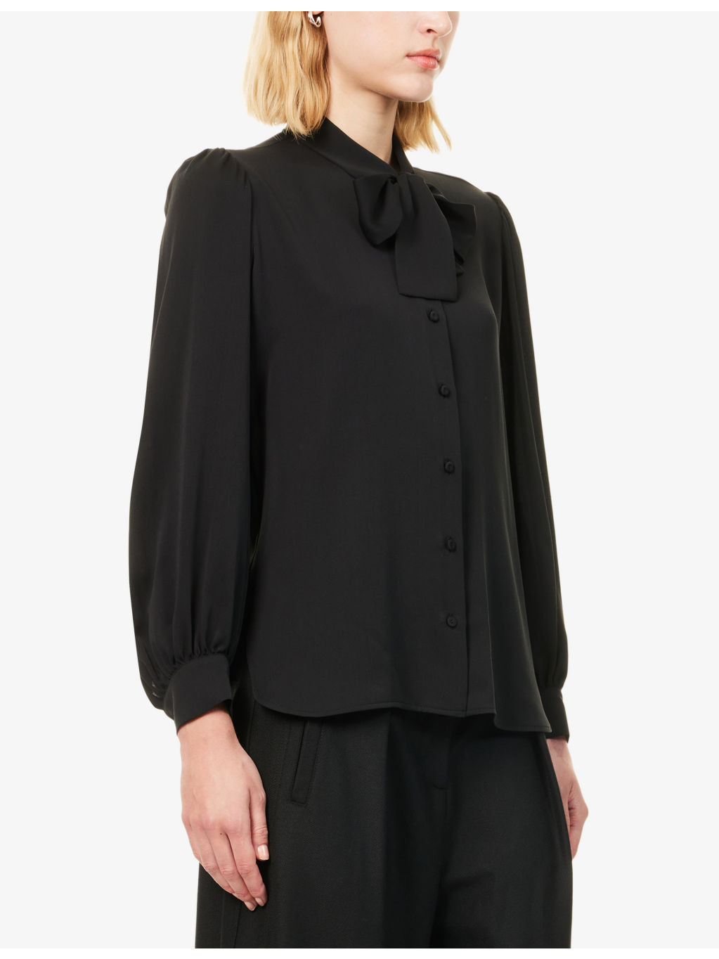 Melania Silk Shirt - 3