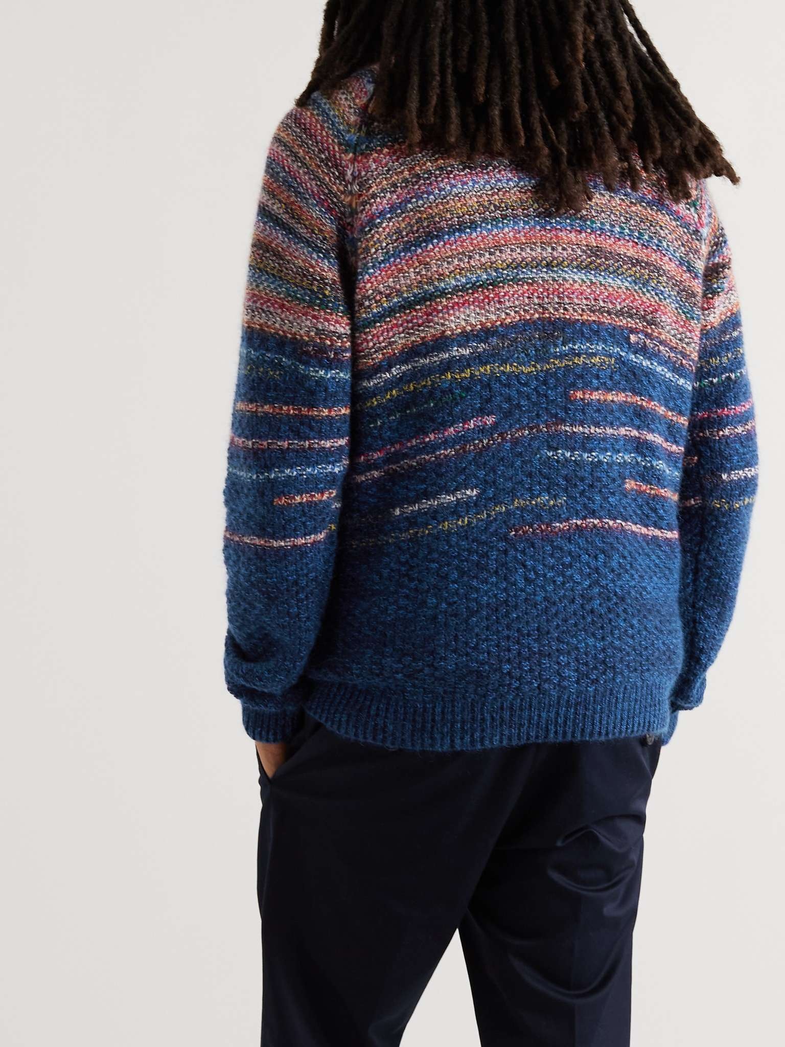 Space-Dyed Wool-Blend Sweater - 4