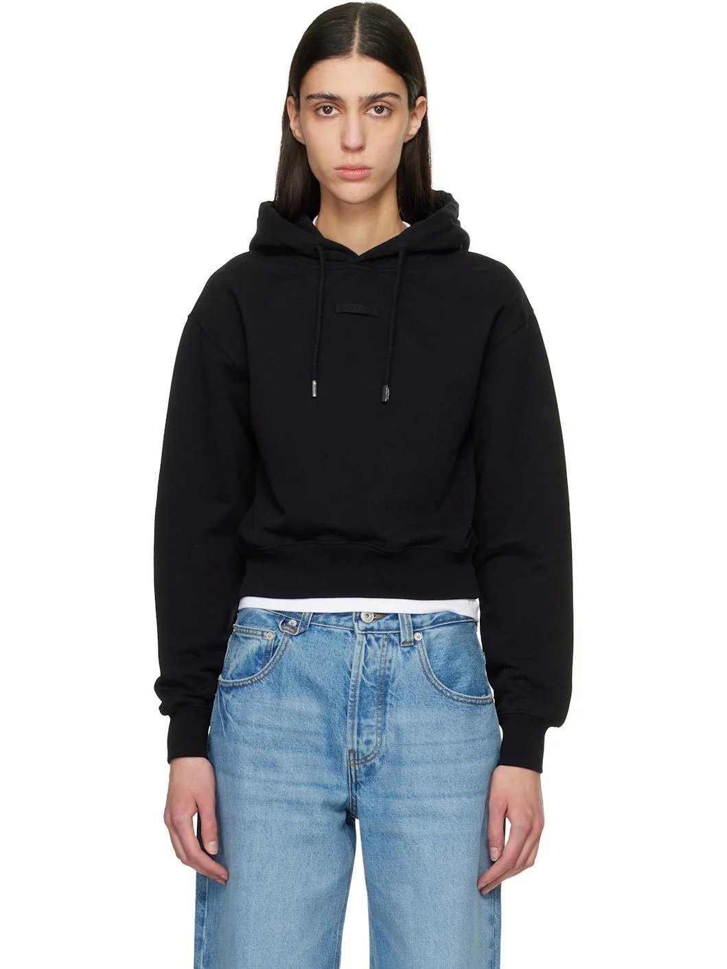 Black 'The Gros Grain' Hoodie - 1