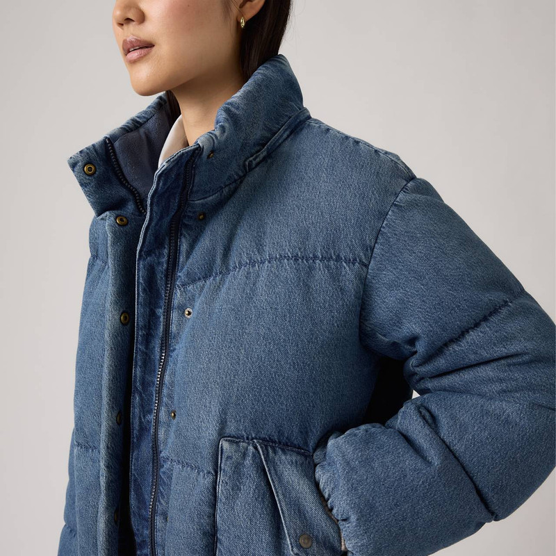 Levi's WESTERN BUBBLE SHORTIE PUFFER JACKET outlook