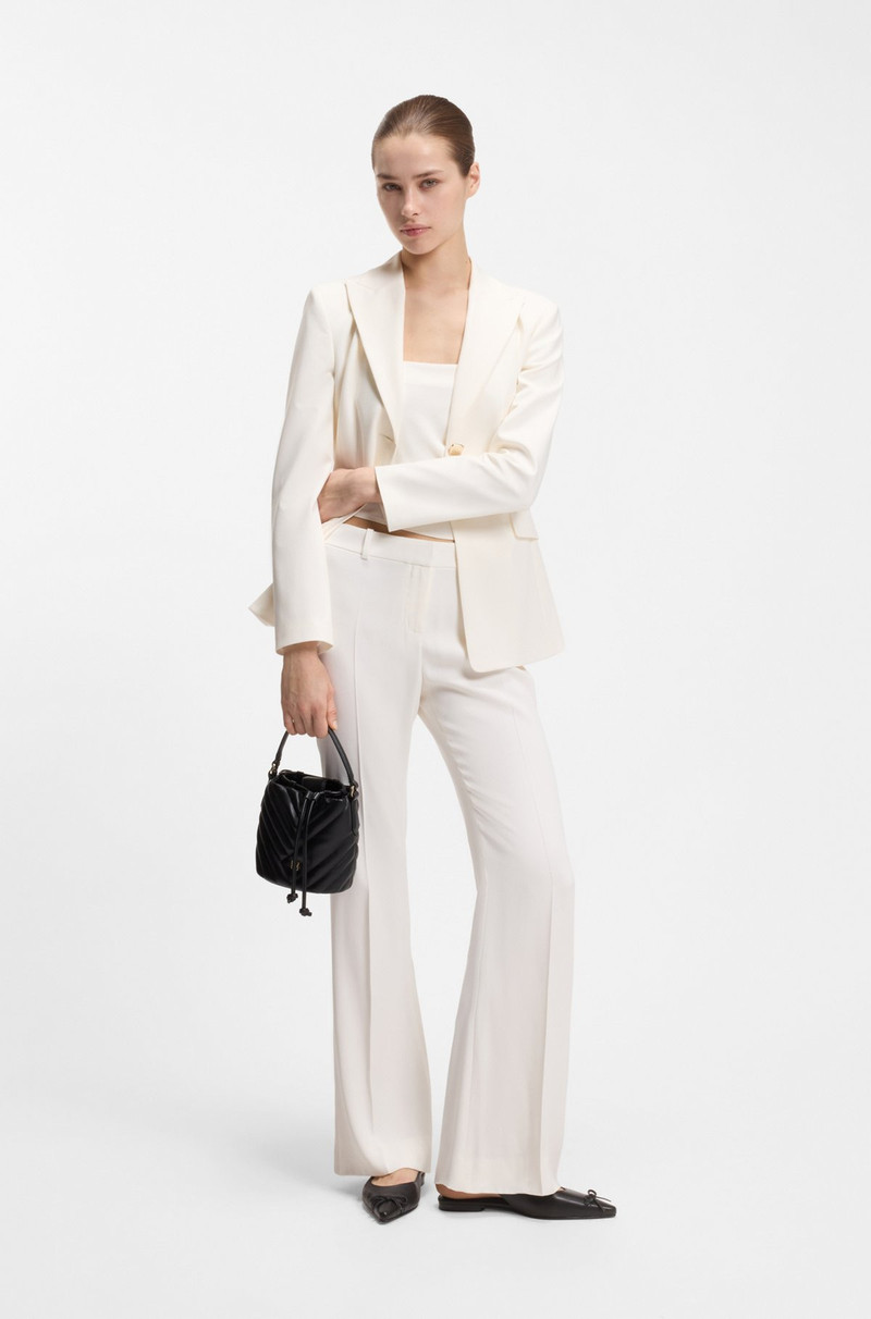 HUGO REGULAR-FIT TROUSERS WITH KICK FLARE outlook