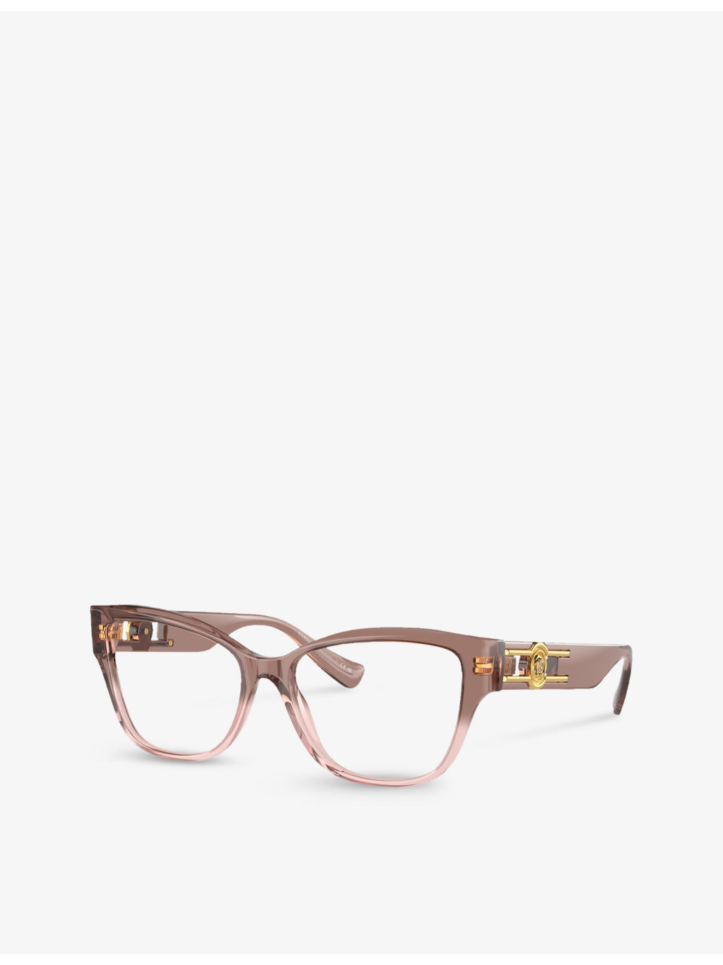VE3347 pillow-frame acetate glasses - 2