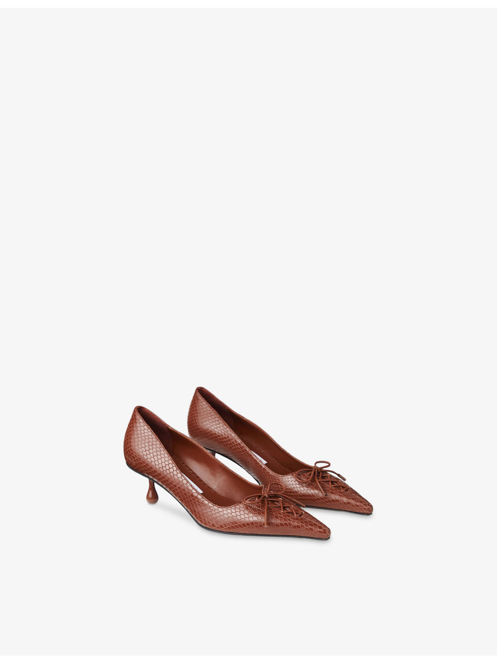 Scarlett 50 Printed Leather Pumps - 3