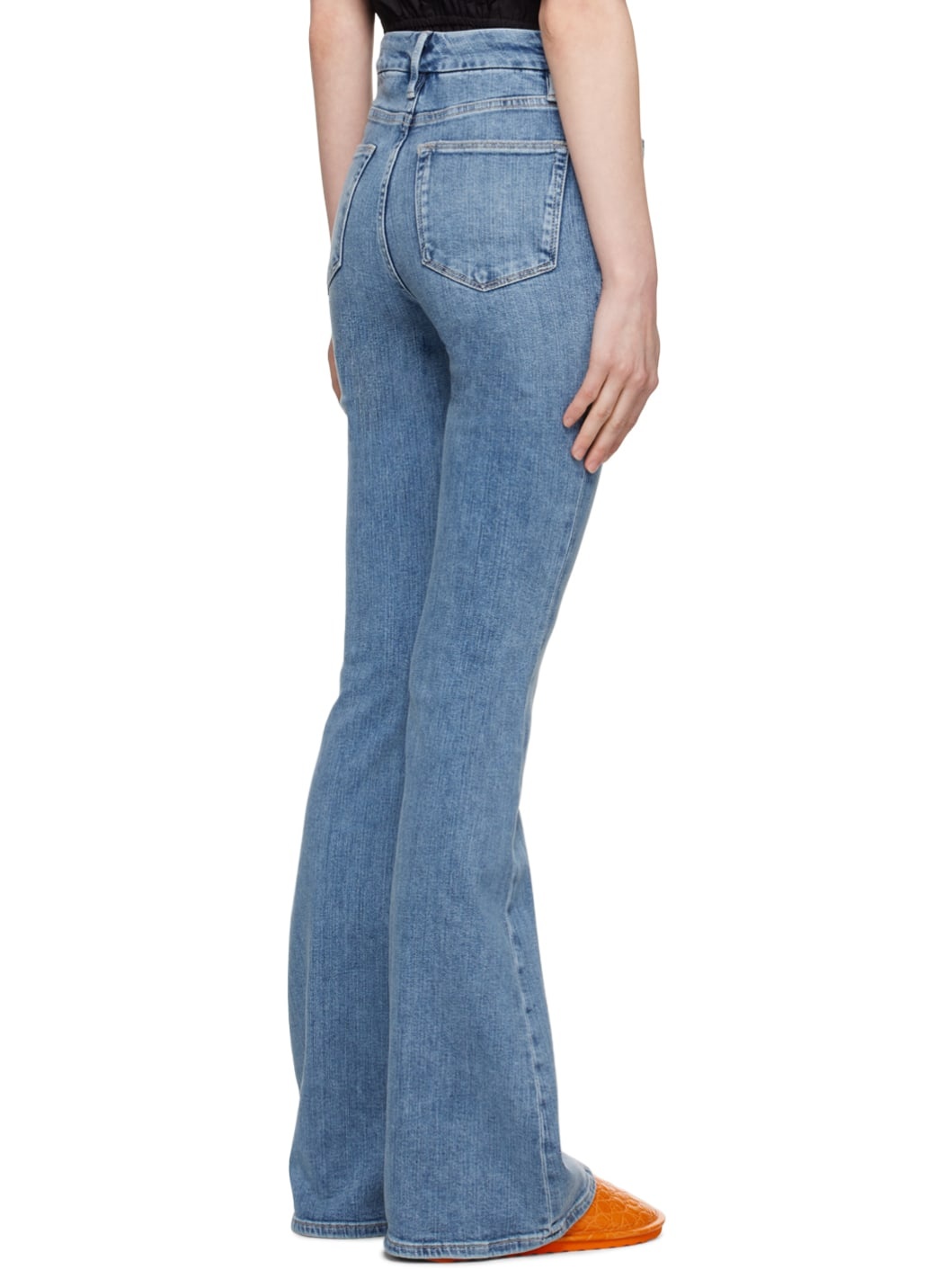 Blue 'Le Super High Flare' Jeans - 3