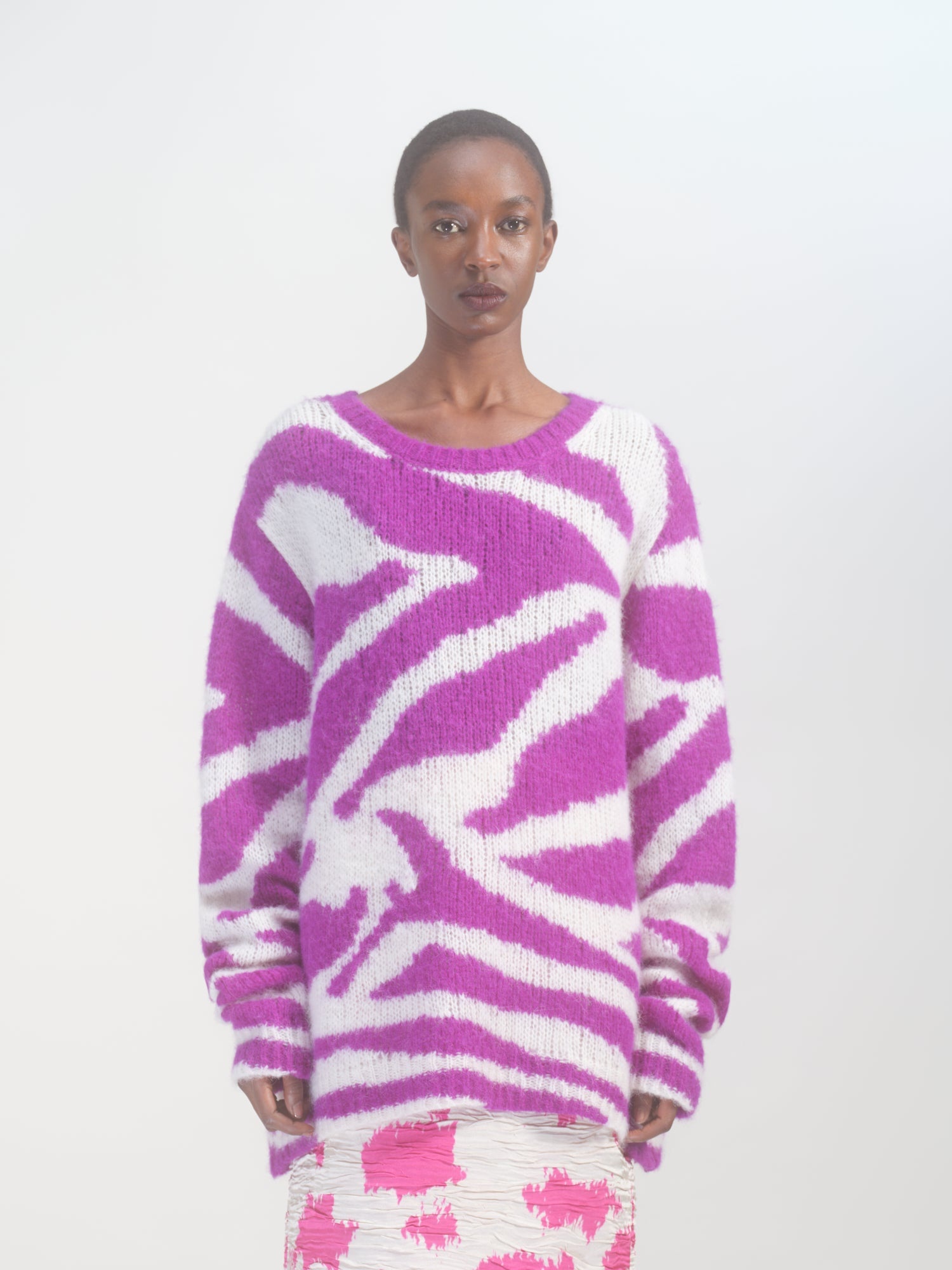 LONG ZEBRA SWEATER - 2