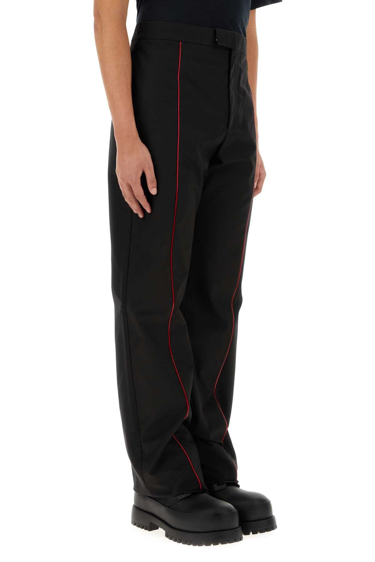 Salvatore Ferragamo Men Black Polyester Blend Pant - 3