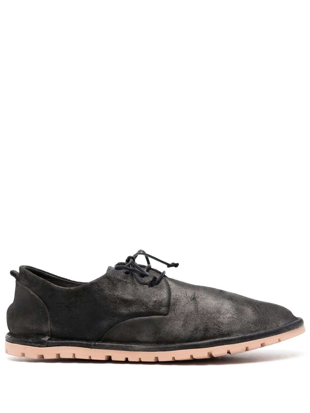 calf leather derby shoes - 1