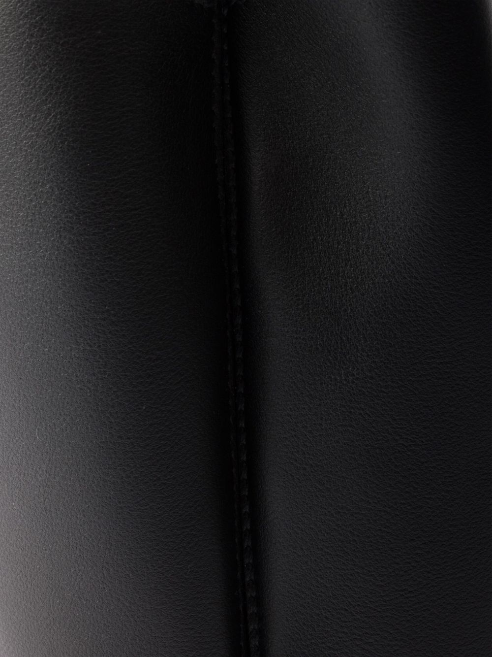 medium leather shoulder bag - 5