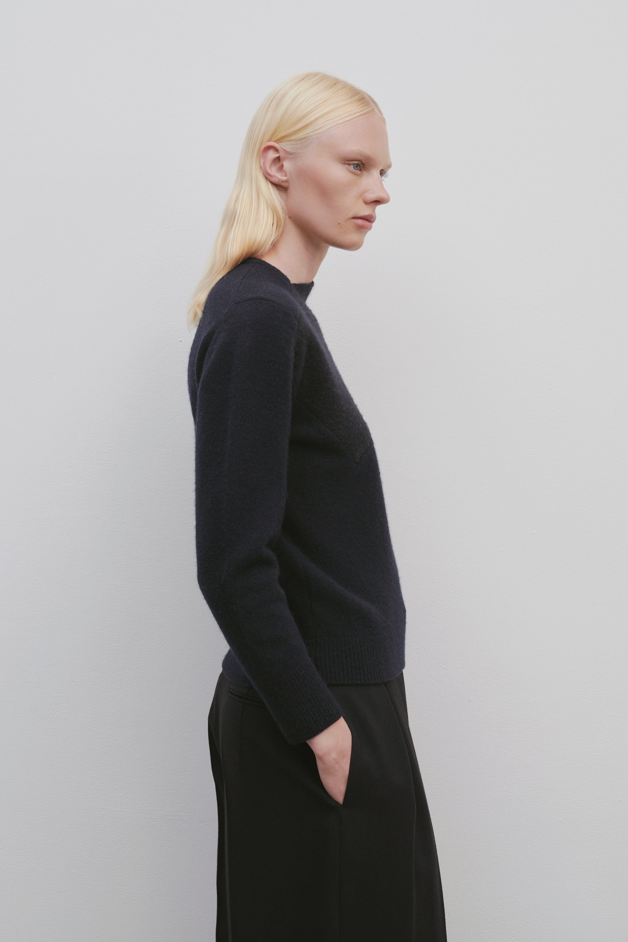 Enid Top in Merino Wool and Cashmere - 4