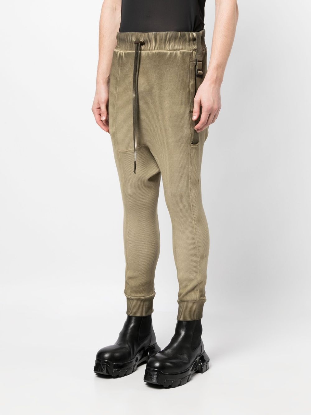 drawstring-waist track pants - 3