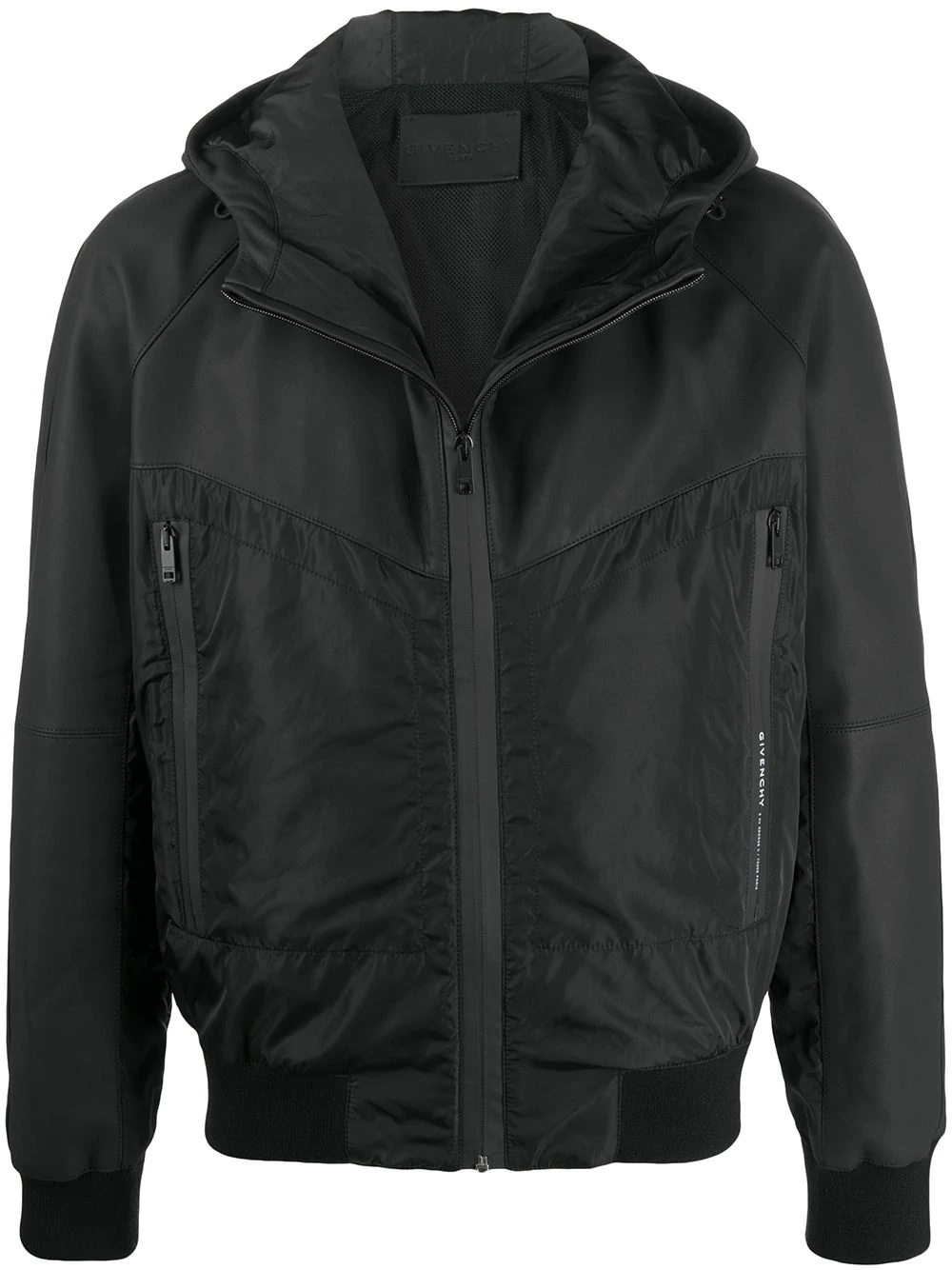 zip-up hooded jacket - 1