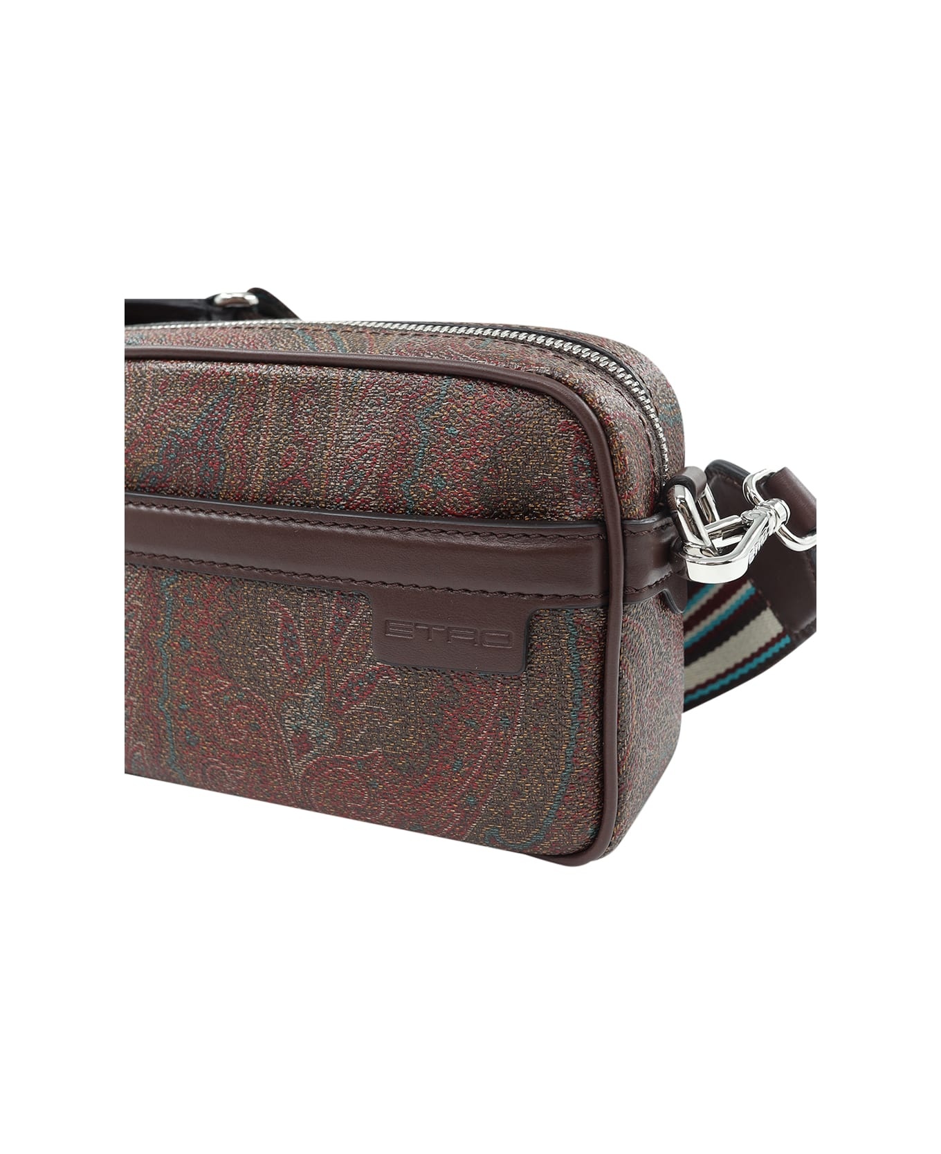 Paisley Mini Bag In Coated Canvas - 3