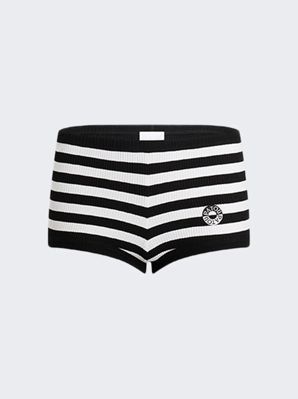 Stripes Rib Short Black And White Stripes - 1